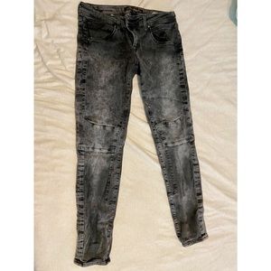 Mavi black distressed bootcut jeans size 29/30